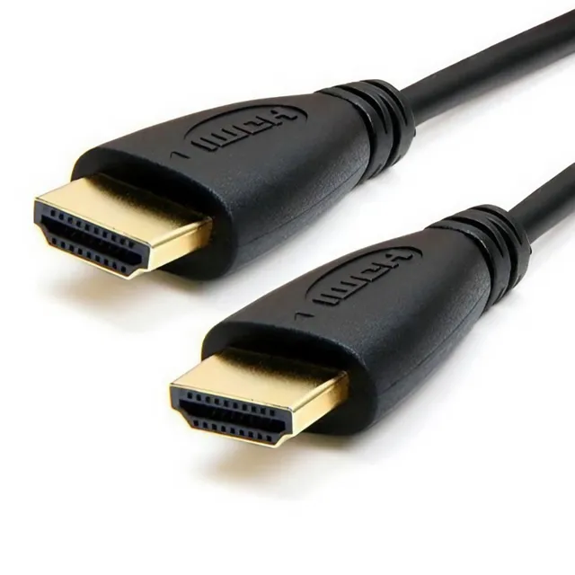 Praktický pozlátený kábel HDMI