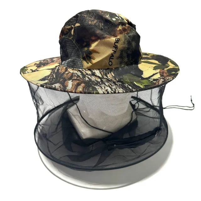 Unisex foldable outdoor hat with insect net - 3 colours