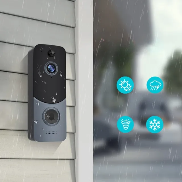 Bezdrátový video zvonek s kamerou a vnitřní zvonicí - Chraňte svůj domov chytře