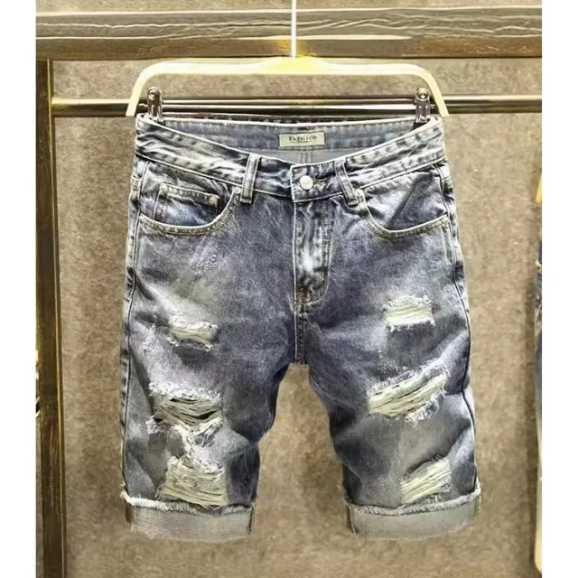 Summer Men's Denim Shorts