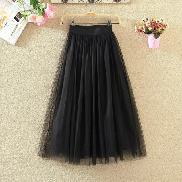 Ladies elegant tulle skirt in different colours