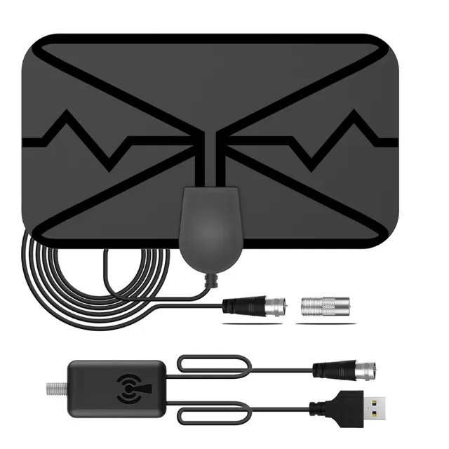 4K Intern Digital Antena TV cu receptor de semnal DVB-T2/ISDBT și amplificator 28dB