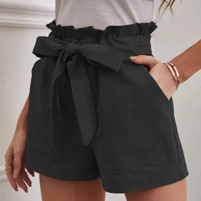 Women's stylish shorts with a bow in different colours