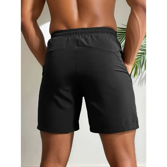 Men's casual shorts, drawstring, active beach shorts for summer fitness