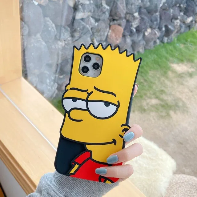 Ochranný kryt na iPhone s potiskem Simpsonovi