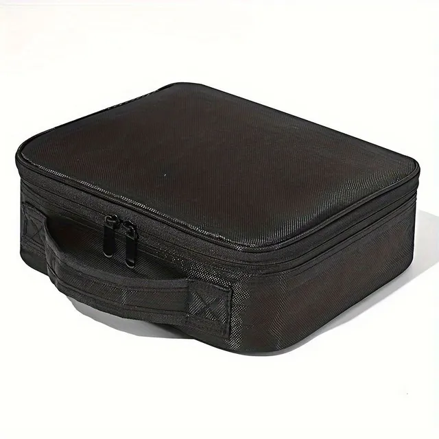 Preferable cosmetic case with compartments, waterproof make-up bag with many pockets