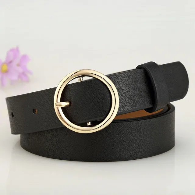 Women's strap with gold buckle - 8 colours