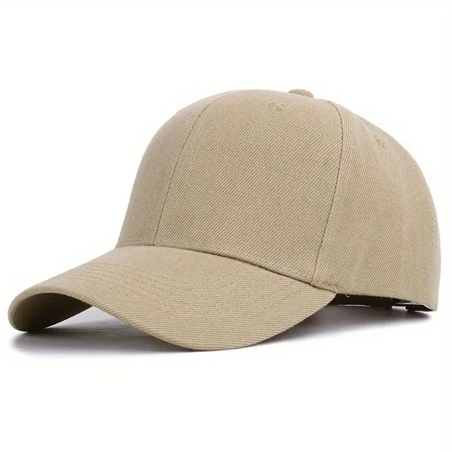 Minimalist breathable baseball cap in single-colored design