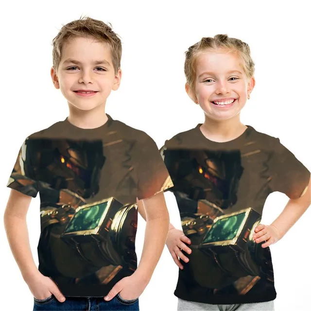 Baby T-shirt with cool 3D printing Call of Duty