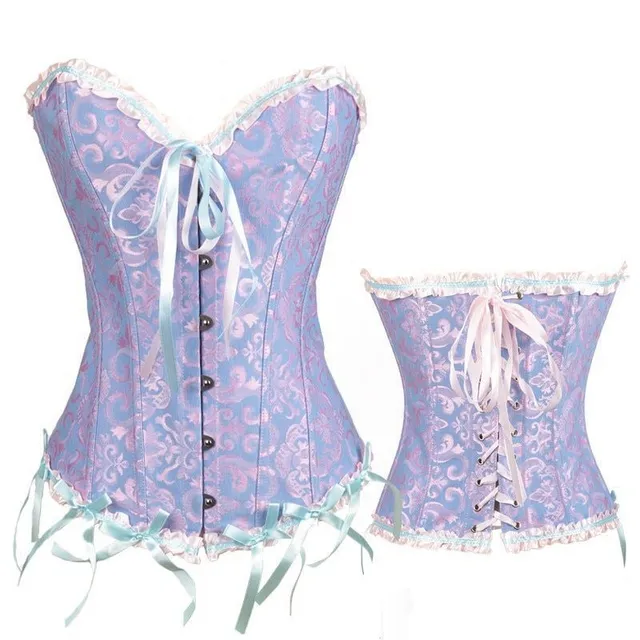 Ladies trendy corset with ruffle pattern Alvarez