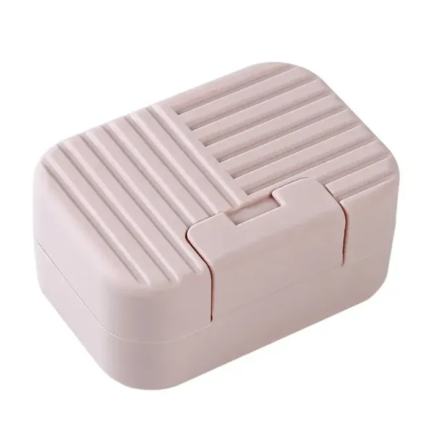 Practical and portable soap with lid for safe and hygienic storage of soap