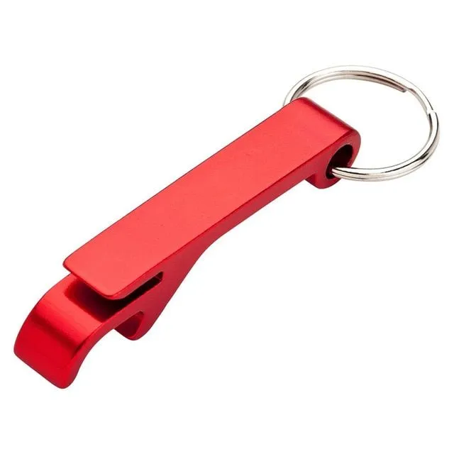 Luxury original, modern, practical, single-colour bottle opener keychain