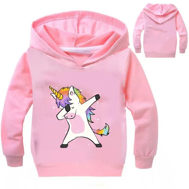 Baby cute sweatshirt with unicorn
