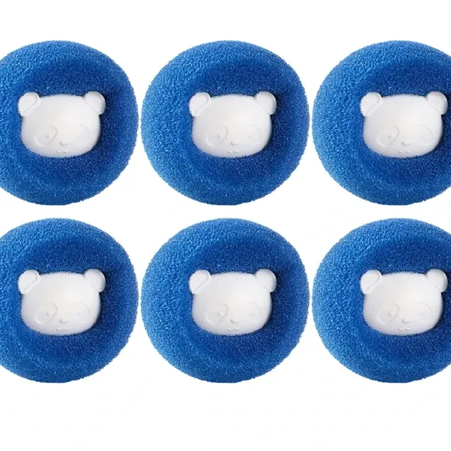 6 pieces of laundry balls to remove hair and hair from clothing