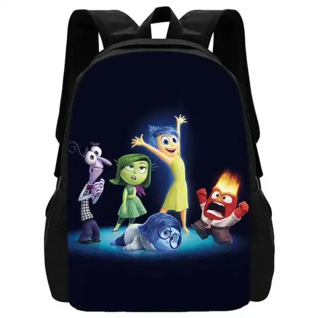 Stylish school backpack with small front pocket in motifs characters from a fairy tale In the head 2 - Inside Out 2