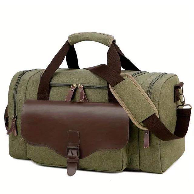 Large-volume canvas travel bag with wheelchair pocket - companion for your adventure