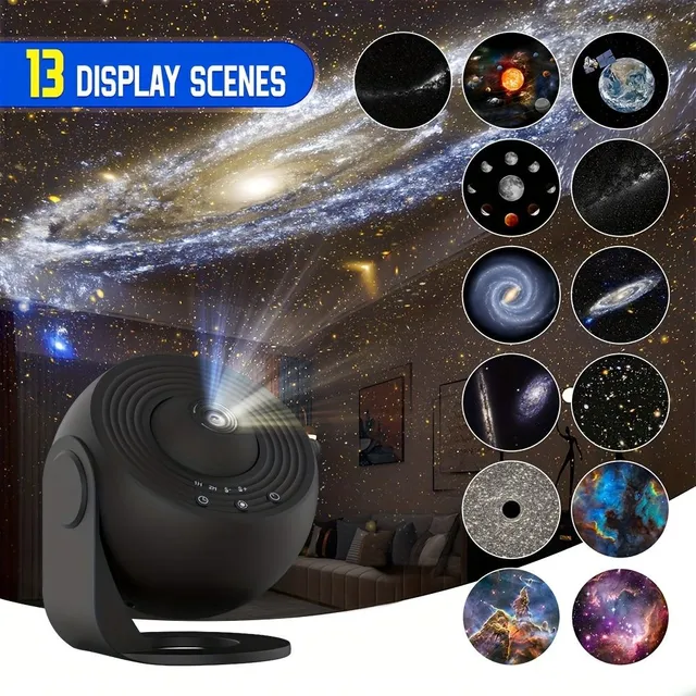 4v1: Stars, Galaxies, Planets, Aurora (4-in-1 Night Projector: Stars, Galaxies, Planets, Aurora)