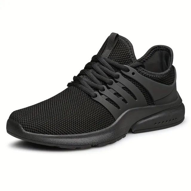 Men's running sneakers with laces