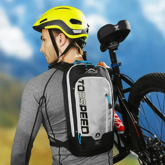 Cycling backpack with 2L hydration bag for outdoor activities