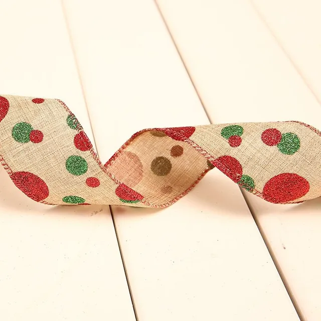 Beautiful Christmas ribbon Mistletoe