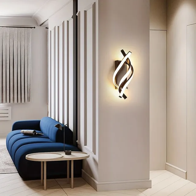Spiral wall lamp - 3 colors - Modern minimalism for bedroom, hallway, hotel, living room