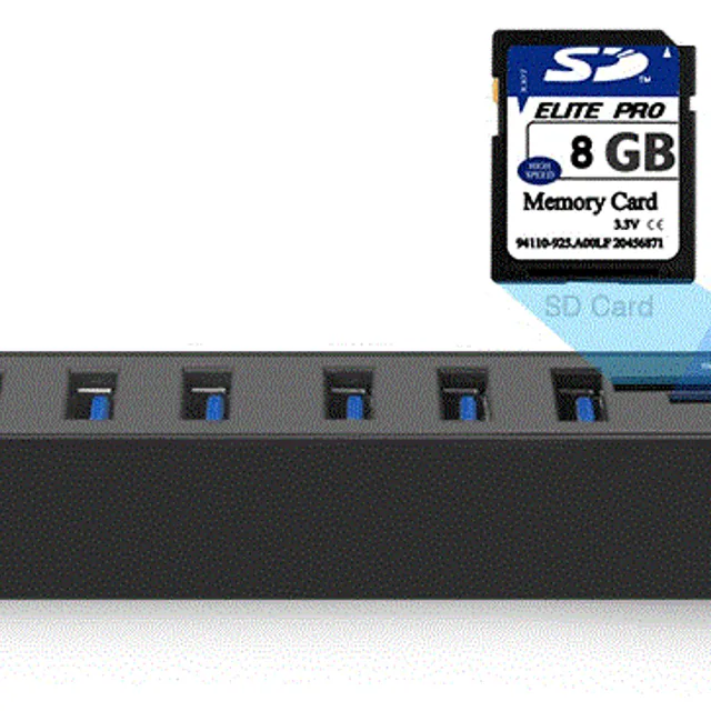 Nagy sebességű USB HUB 2 1 SD kártyaolvasó - 2 szín