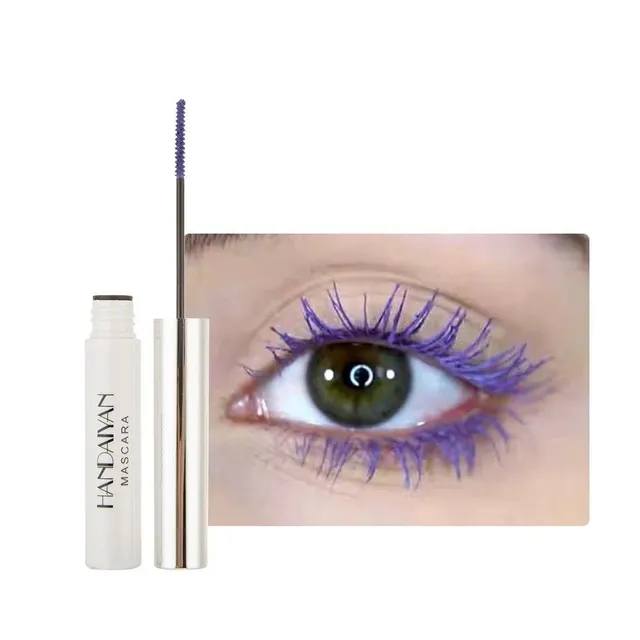 Color mascara with long-lasting effect Fast-dry mascara with color effect on the extension of algae