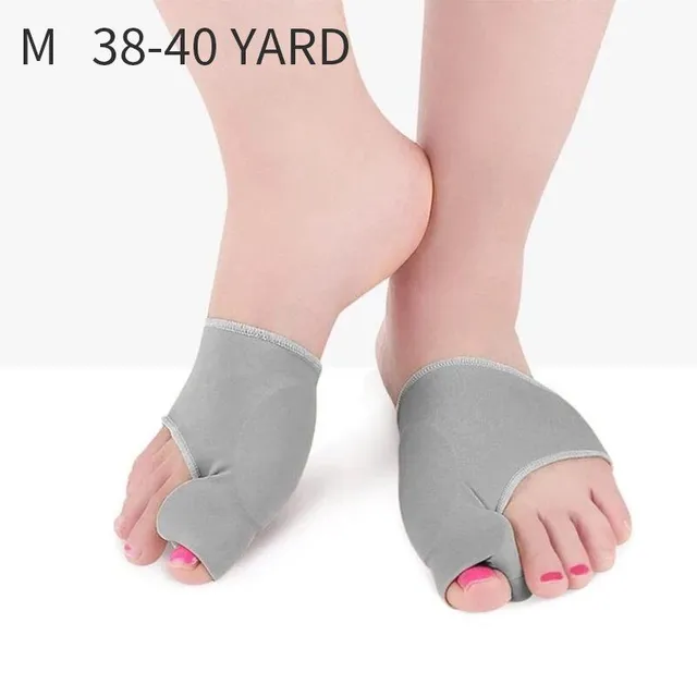 Toe Corrector Ortics Lábápolás Csontlábujj Javítás Puha Pedikűr Zokni Toe Kiegyenesítő Szilikonujj Szeparátor