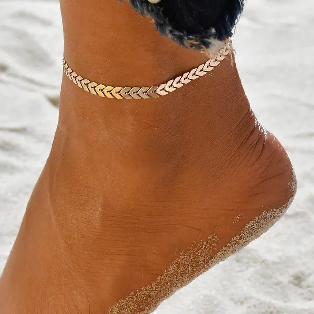 Beautiful modern ankle chain Theresa
