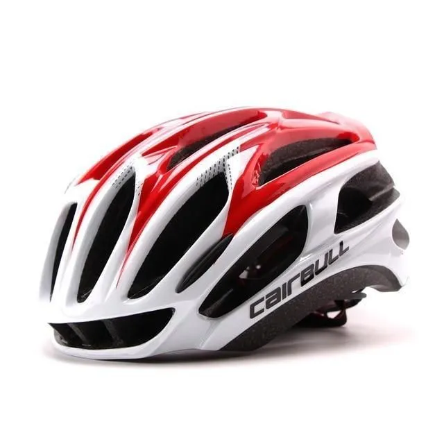 Ultralehká cyklistická helma red-white-2 m54-58cm