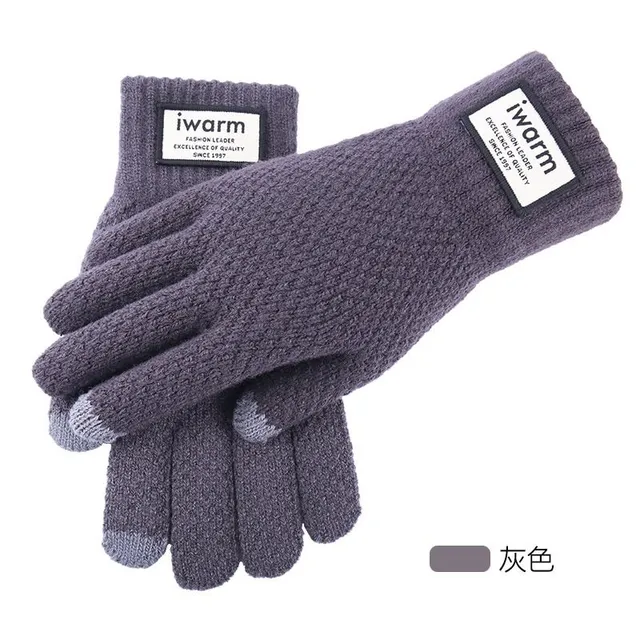 Pánske zimné rukavice s dotykovou obrazovkou