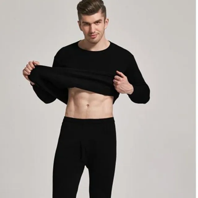 Ensemble de sous-vêtements thermiques pour homme - manches longues