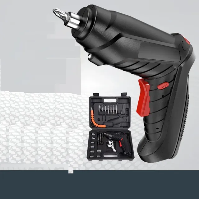 Aku screwdriver 3.6 V with USB rechargeable battery and kit