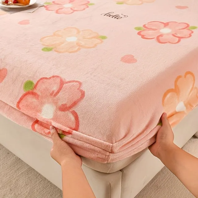 Flower bed sheet made of stuffed animals - Soft and comfortable bed sheet for quiet sleep all year round