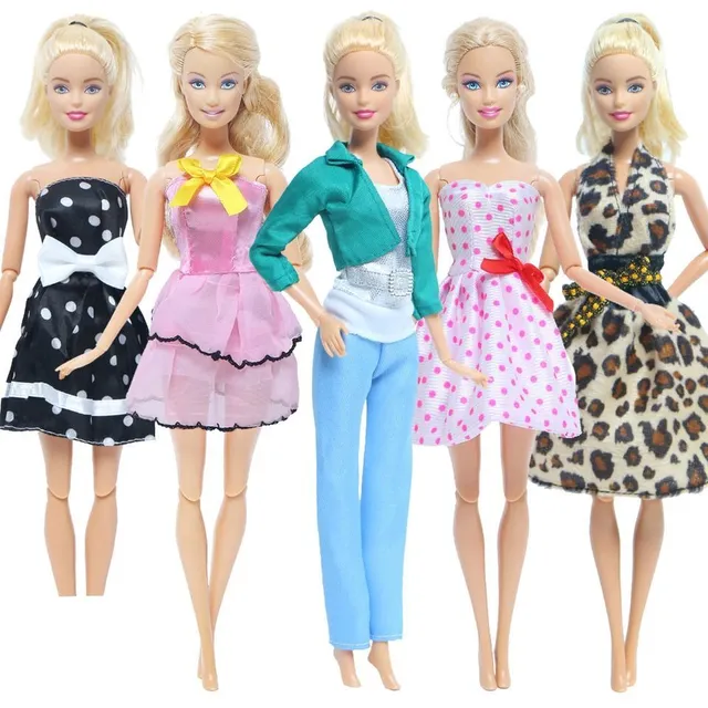 Set of clothes for Barbie doll - 5 pcs