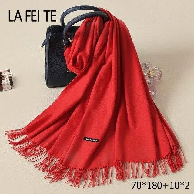 Ladies' cashmere scarf 1 70x180