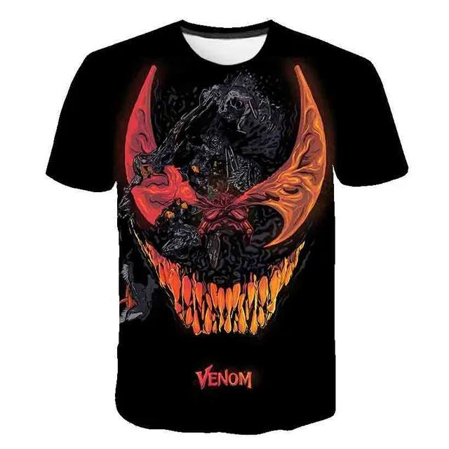 Tricou de lux pentru copii cu mâneci scurte și motivul preferat Venom Ruiz