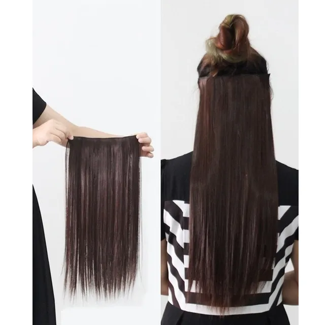 Extensions de cheveux longs clip in Floles