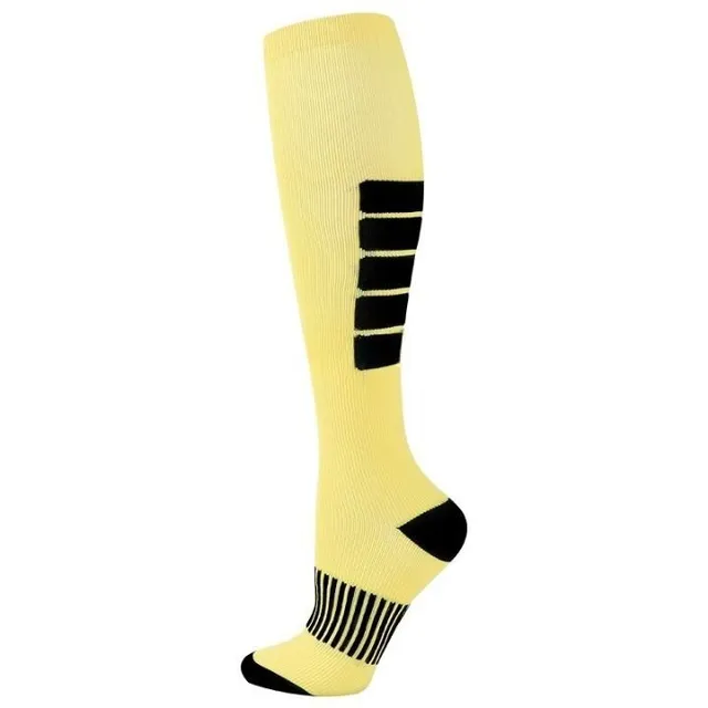 Chaussettes de compression unisexes à la mode pour le sport