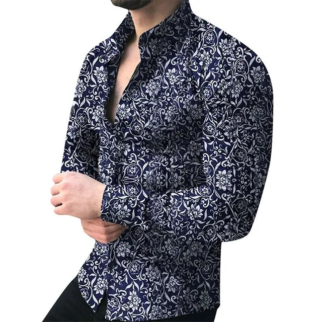 Men's shirt Brandon blue xl