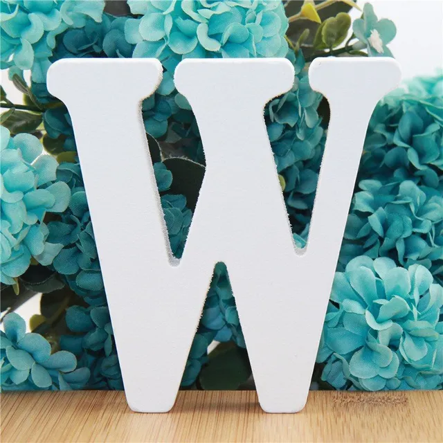 Stylish wooden letter suitable as a decoration or for making - the whole alphabet Eustachy