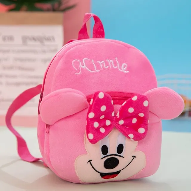 Detský luxusný moderný plyšový batoh s obľúbeným motívom Disney Whitehead