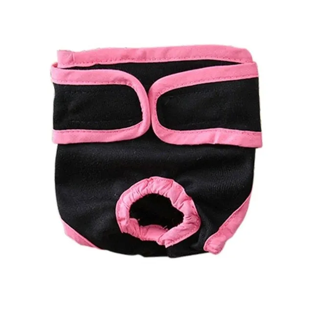 Colored Diapers For Dogs black xs
