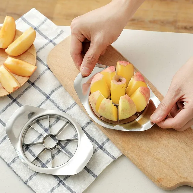 Stainless steel apple cutter