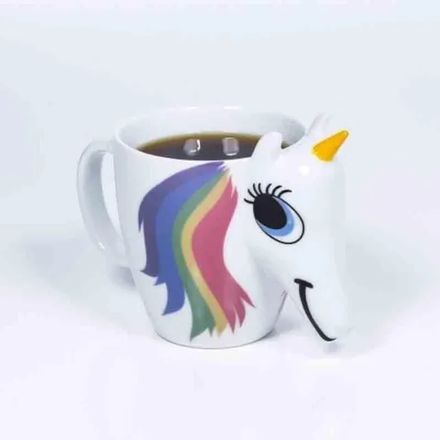 Mug en céramique en forme de licorne