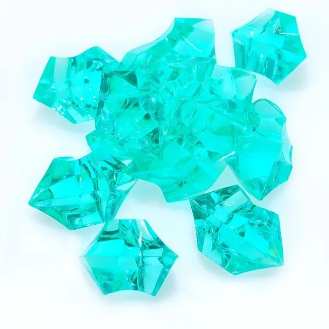 Acrylic crystal gemstones for the decoration of aquariums and vases