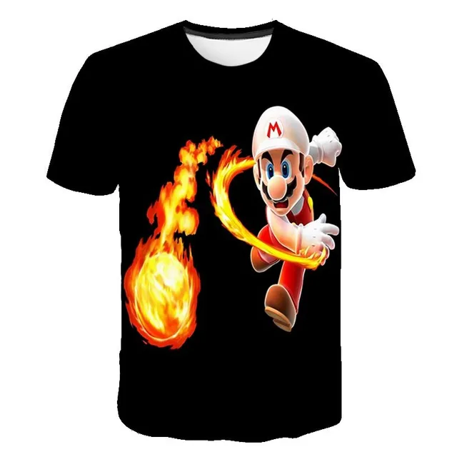 Tricou pentru copii cu design trendy cu Super Mario