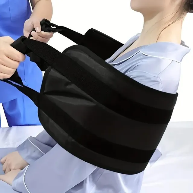 Additional pillow with handle for easy getting up patients and seniors