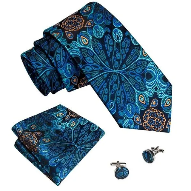 Stylish Men's Set © Tie, Kapeník, Cuff links