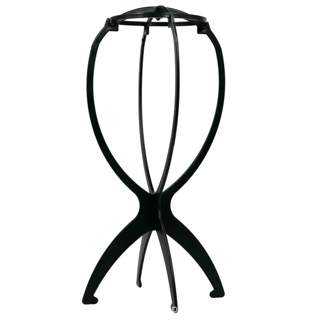 Portable wig stand for women - travel stand for head wig with the function of editing and saving